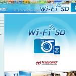 Web Oberfläche Transcend Wifi-SD