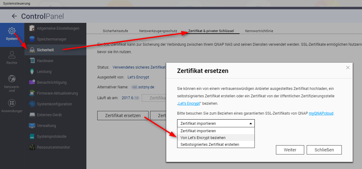 Qnap Mit Lets Encrypt Mein Blog