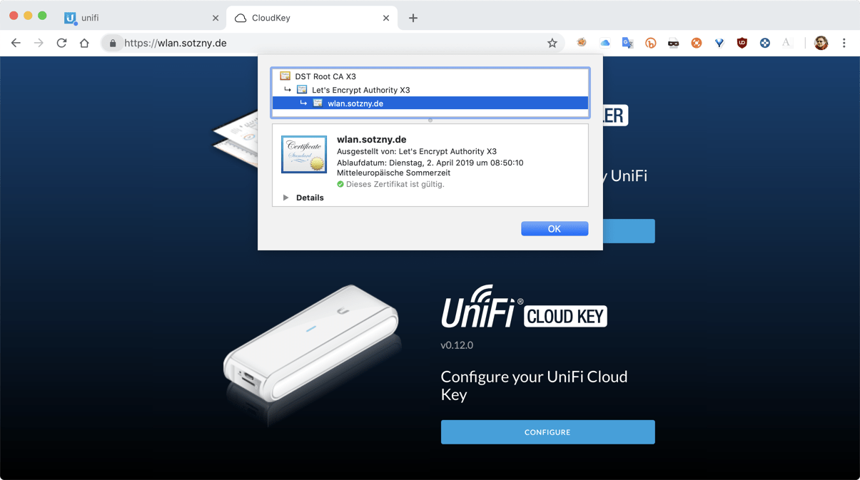 UniFi Controller mit Let´s Encrypt (SSL) Zertifikat Mein Blog